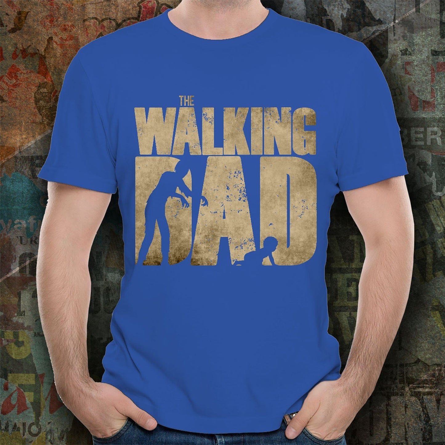 Funny Father's Day T Shirt - The Walking Dad