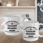 Cocker Spaniel Dog Dad and Mom Coffee Mug Set of two