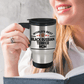 Black Russian Mom Travel Coffee Mug