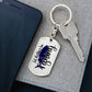 Fisherman Personalized Engraved Keychain