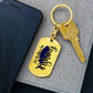 Fisherman Personalized Engraved Keychain