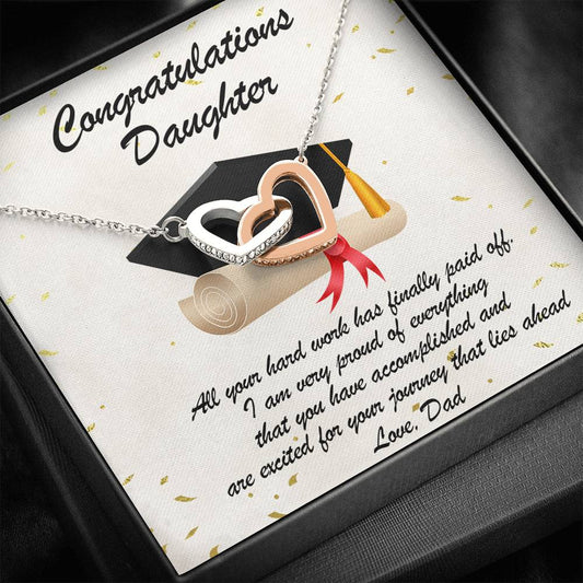 Daughter Graduation Necklace Gift From Dad