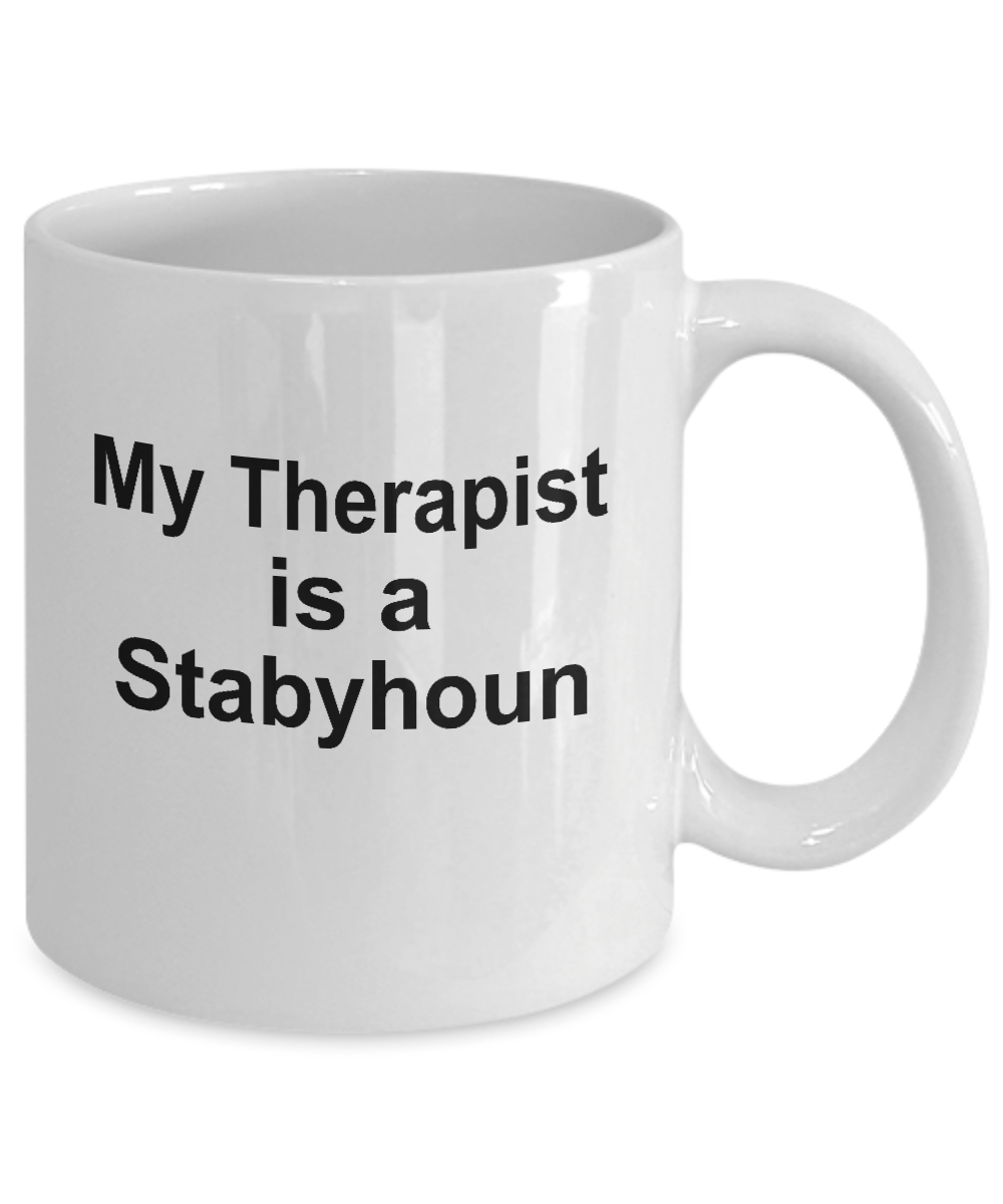 Stabyhoun Dog Owner Lover Funny Gift Therapist White Ceramic Coffee Mug