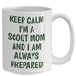 Keep Calm Scout Mom Mug