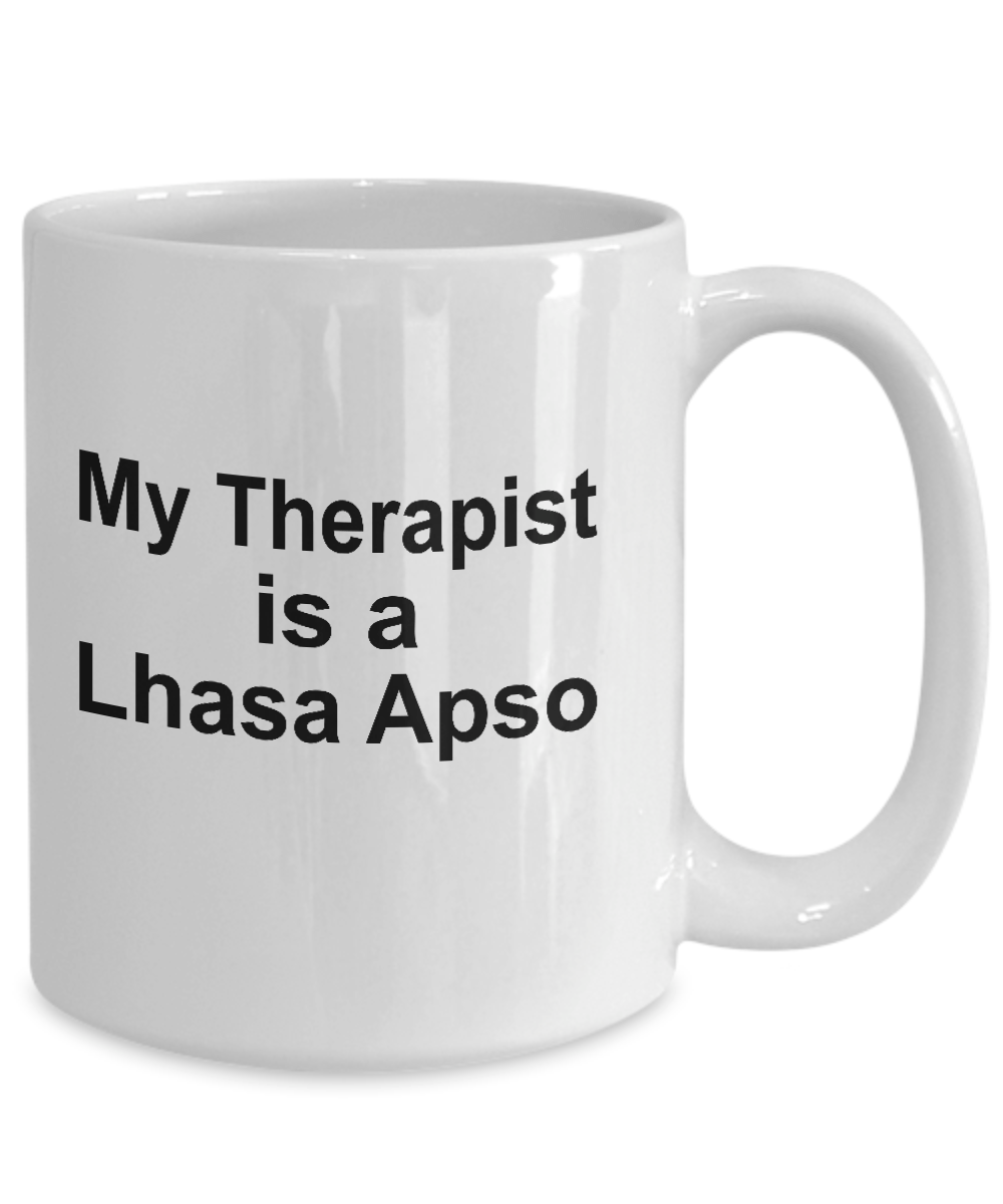 Lhasa Apso Dog Therapist Coffee Mug