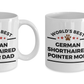 German Shorthaired Pointer Dog Dad and Mom Mugs -Set of 2