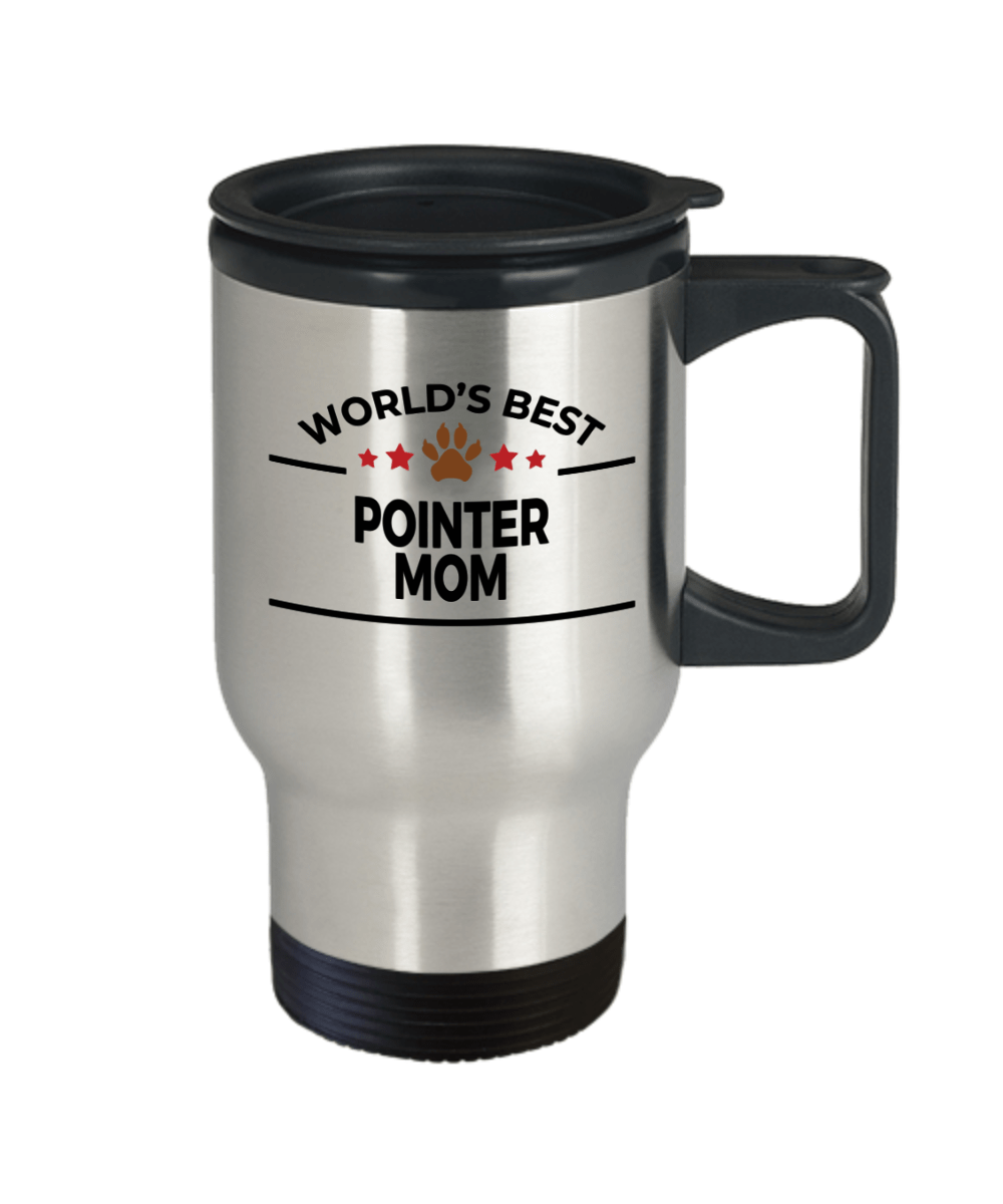 Pointer Dog Mom Travel Coffee Mug