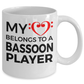 Bassoon Player Mug - My Heart Belongs To A Bassoon Player