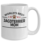 Jagdterrier Dog Lover Gift World's Best Mom Birthday Mother's Day White Ceramic Coffee Mug
