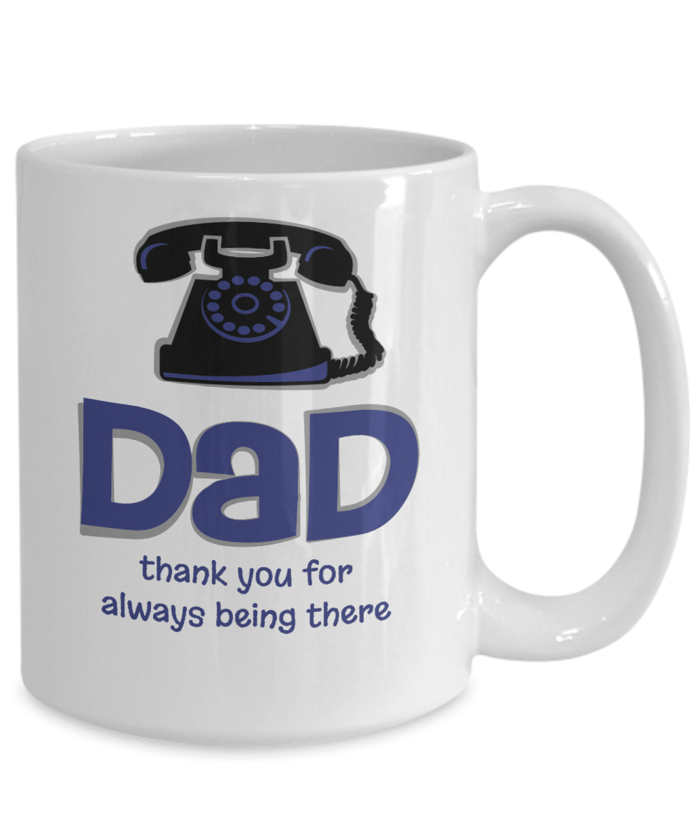 Thank-you Dad Coffee Mug - Gift for Father's Day