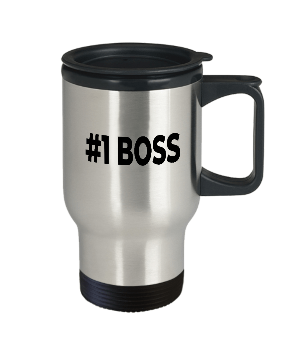 Number One Boss Travel Coffee Mug