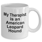 American Leopard Hound Dog Therapist Coffee Mug