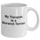 Norwich Terrier Dog Therapist Coffee Mug