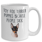 Toy Fox Terrier Puppies Because People Suck Coffee Mug