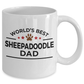 Sheepadoodle Dog Dad Coffee Mug