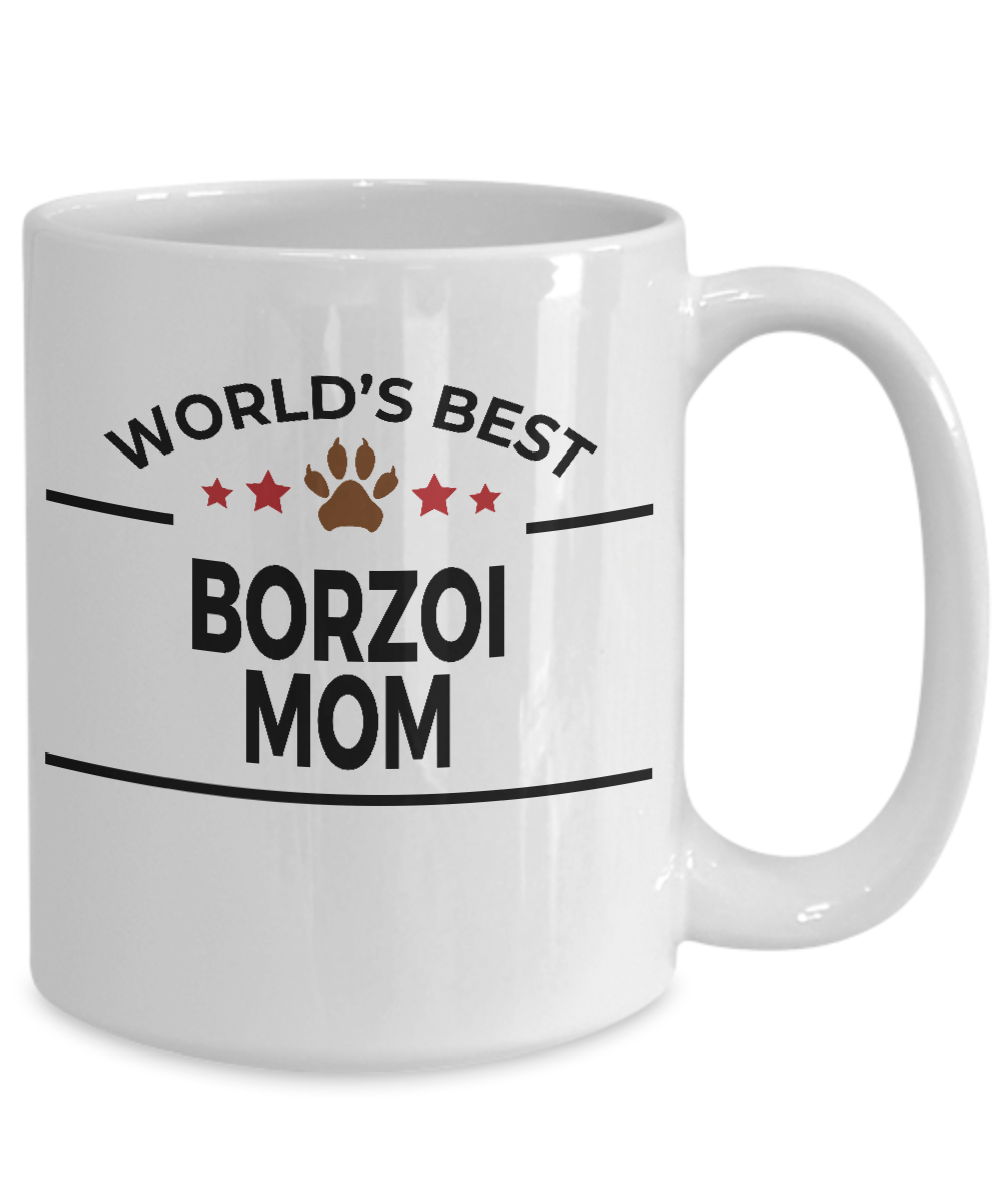 Borzoi Dog Mom Coffee Mug