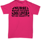Nurse By Day, Dog Lover By Night White Unisex Tee Shirt