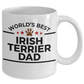 Irish Terrier Dog Dad Coffee Mug