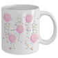 It's A Girl! Baby Birth Announcement White Ceramic Mug