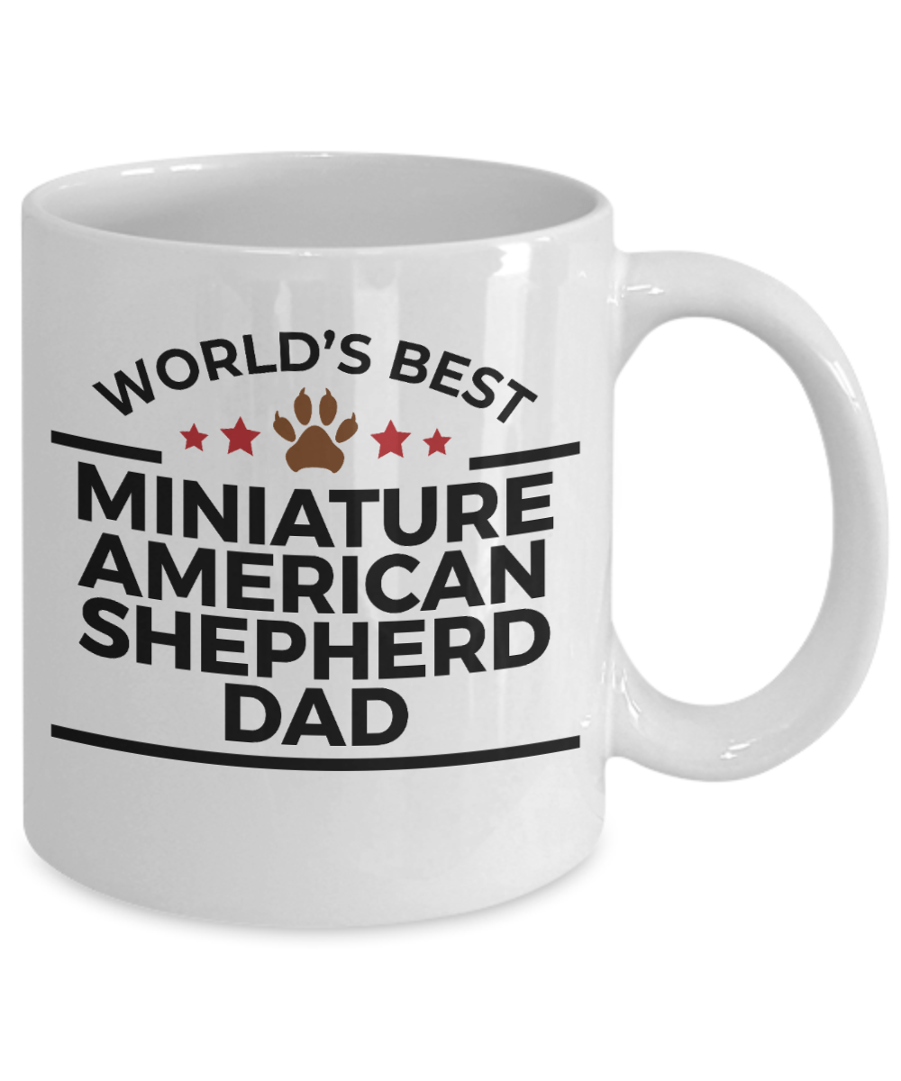 Miniature American Shepherd Dog Dad Coffee Mug