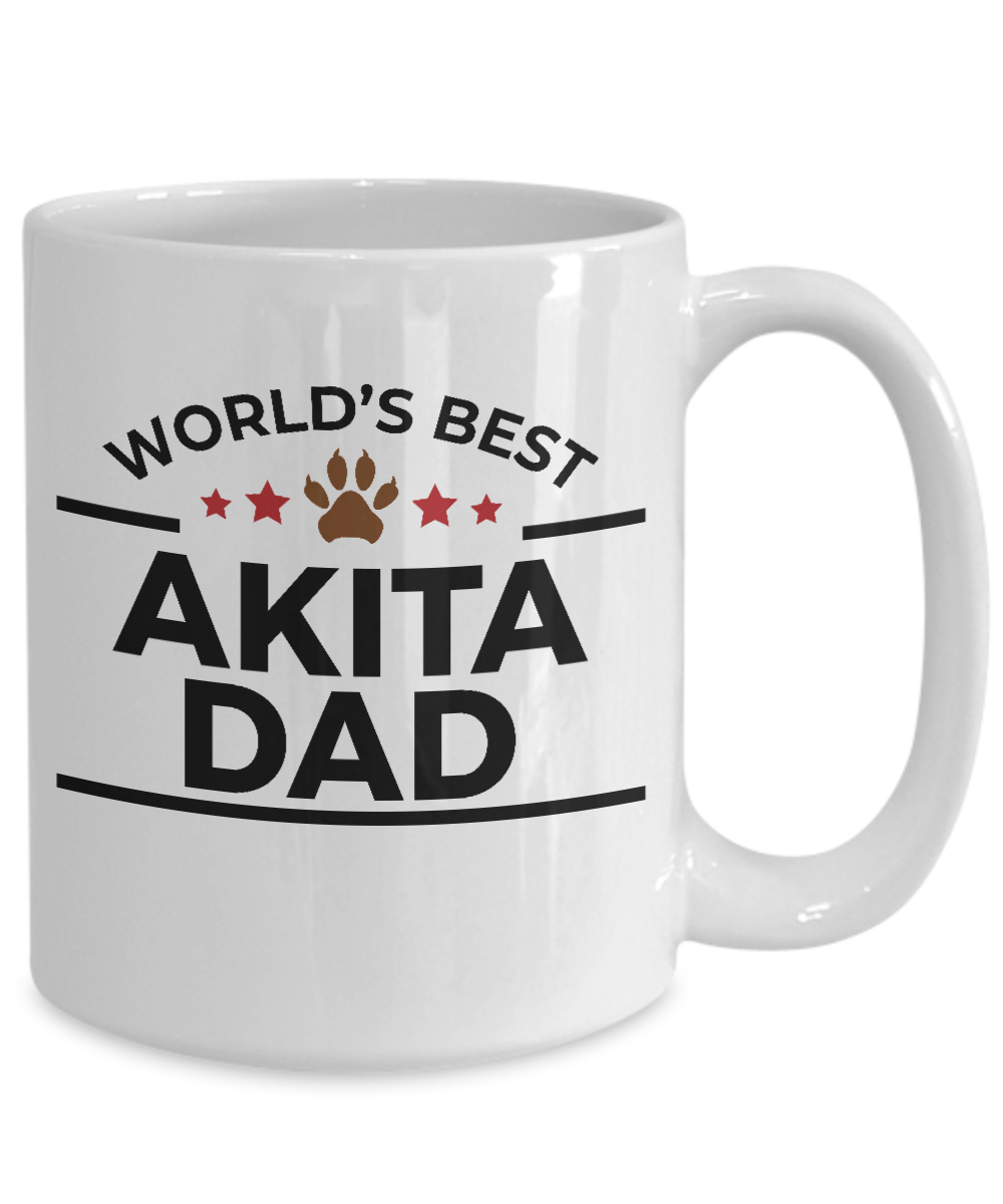 Akita Dog Dad Coffee Mug