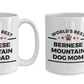 Bernese Mountain Dog Dad and Mom Coffee Mug Set of 2