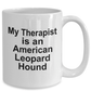 American Leopard Hound Dog Therapist Coffee Mug