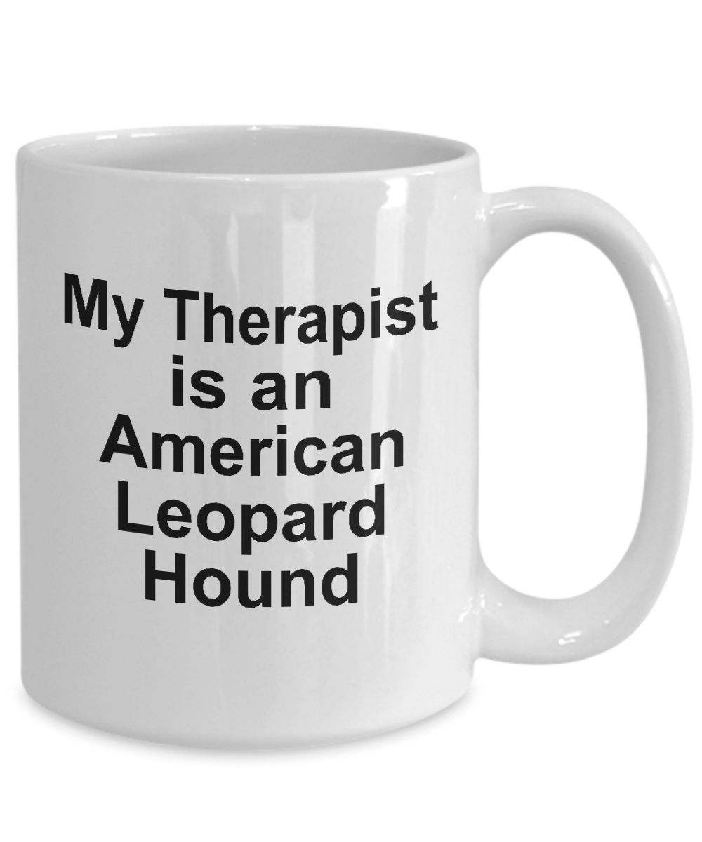 American Leopard Hound Dog Therapist Coffee Mug