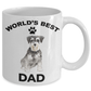Miniature Schnauzer Best Dad Coffee Mug