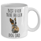 Best Ever Blue Heeler Dog Dad Ceramic Coffee Mug