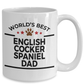 English Cocker Spaniel Dog Dad Mug