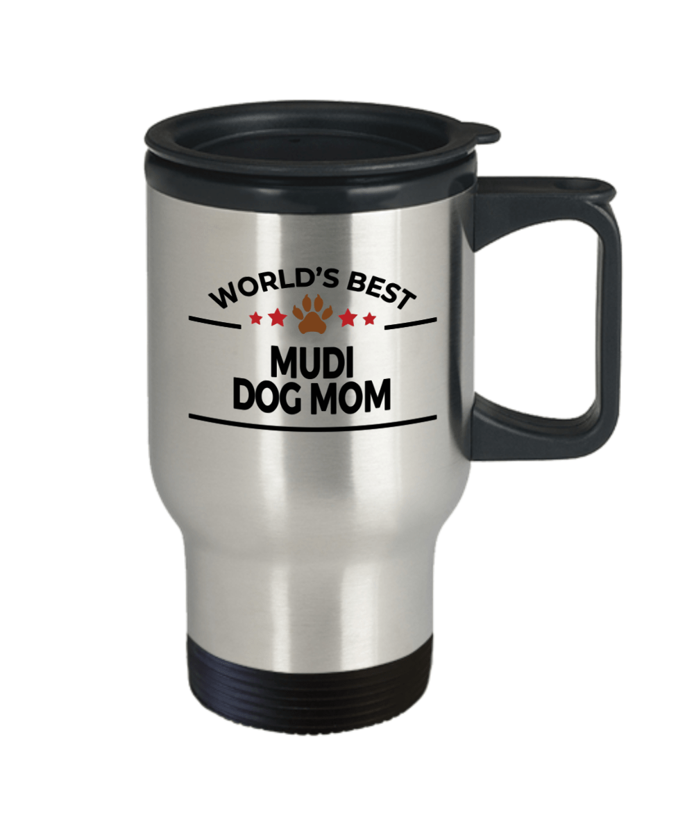 Mudi Dog Mom Travel Coffee Mug