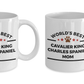 Cavalier King Charles Spaniel Dog Lover Coffee Mug World's Best Dad and Mom Gift Set of 2