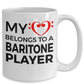 Baritone Player Mug - My Heart Belongs To A Baritone Player