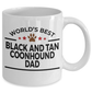Black and Tan Coonhound Dog Dad Coffee Mug