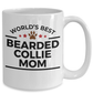 Bearded Collie Dog Mom Coffee Mug