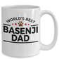 Basenji Dog Dad Coffee Mug