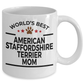 American Staffordshire Terrier Dog Mom Coffee Mug