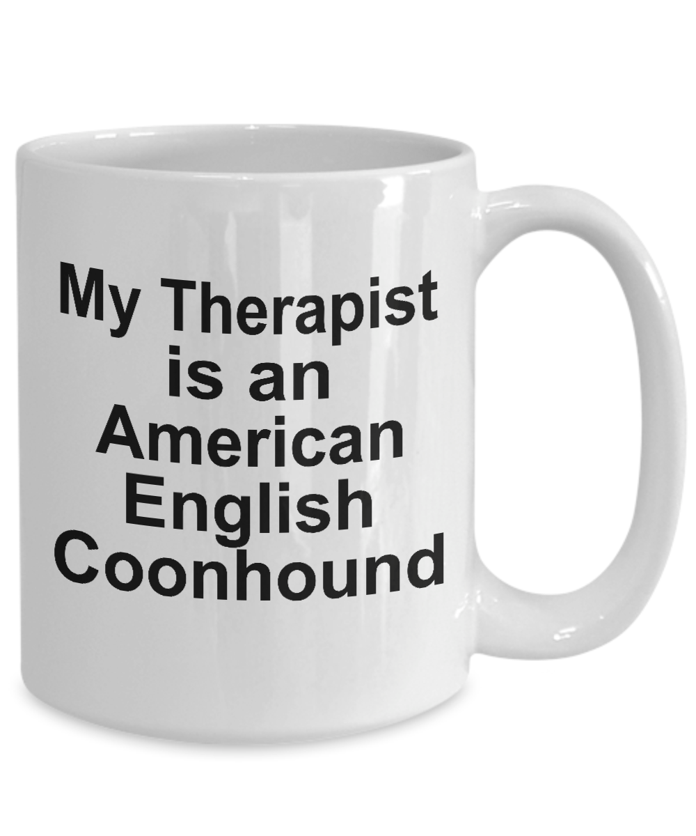 American English Coonhound Dog Therapist Mug