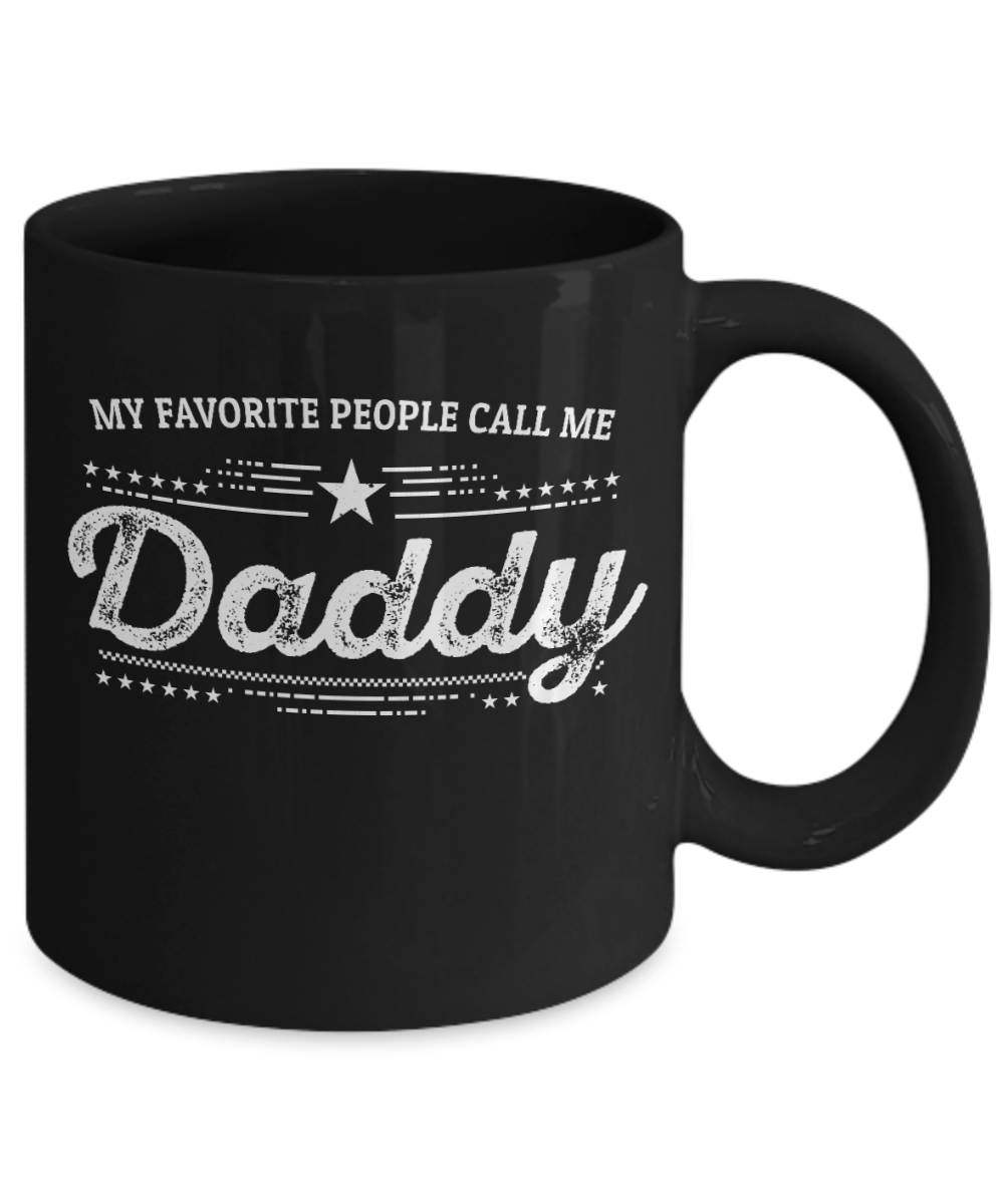 Daddy Black Coffee Mug - Gift for Father's Day