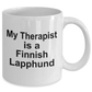 Finnish Lapphund Dog Owner Lover Funny Gift Therapist White Ceramic Coffee Mug