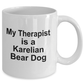 Karelian Bear Dog Owner Lover Funny Gift Therapist White Ceramic Coffee Mug