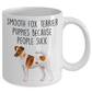 Smooth Fox Terrier Puppies Because People Suck Ceramic Coffee Mug