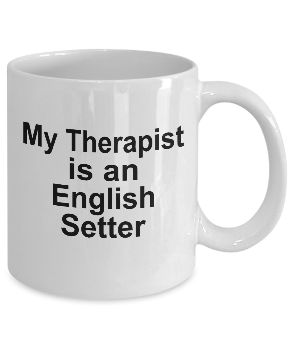 English Setter Dog Therapist Mug