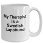 Swedish Lapphund Dog Therapist White Ceramic Coffee Mug
