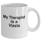Funny Vizsla Dog Therapist Coffee Mug