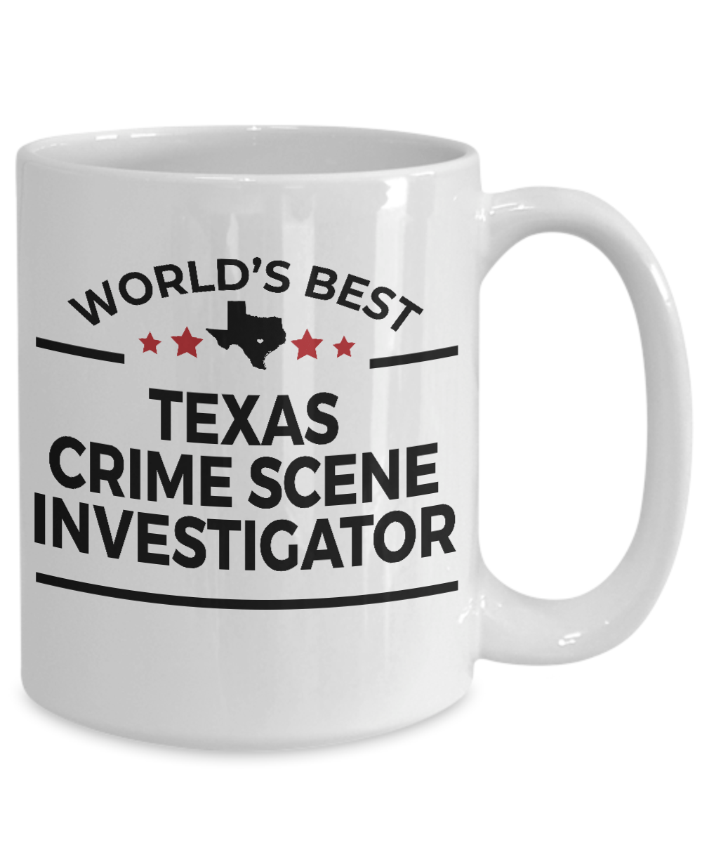 Texas Crime Scene Investigator Coffee Mug