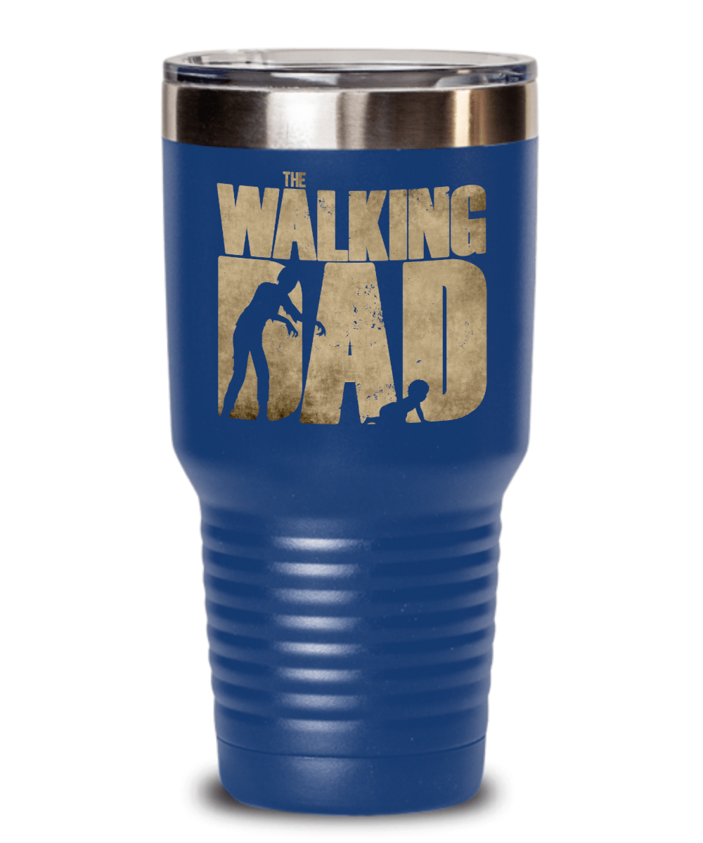 Funny Dad Large Tumbler Mug - The Walking Dad