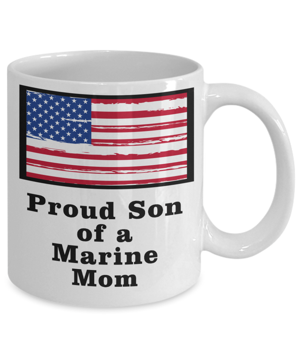Proud Son of a Marine Mom Coffee Mug