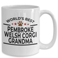 Pembroke Welsh Corgi Dog Grandma Coffee Mug